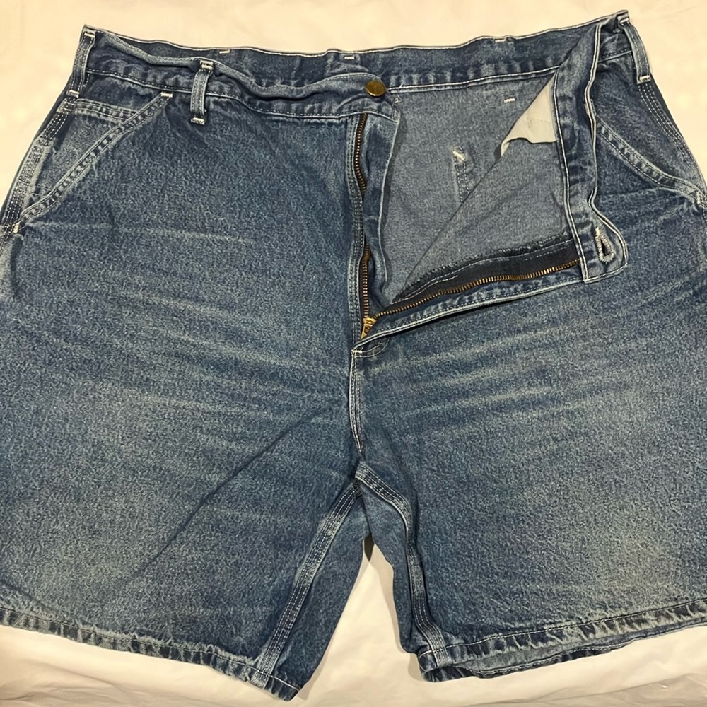 EUC Sz 40 Carhartt blue denim carpenter Jean shorts